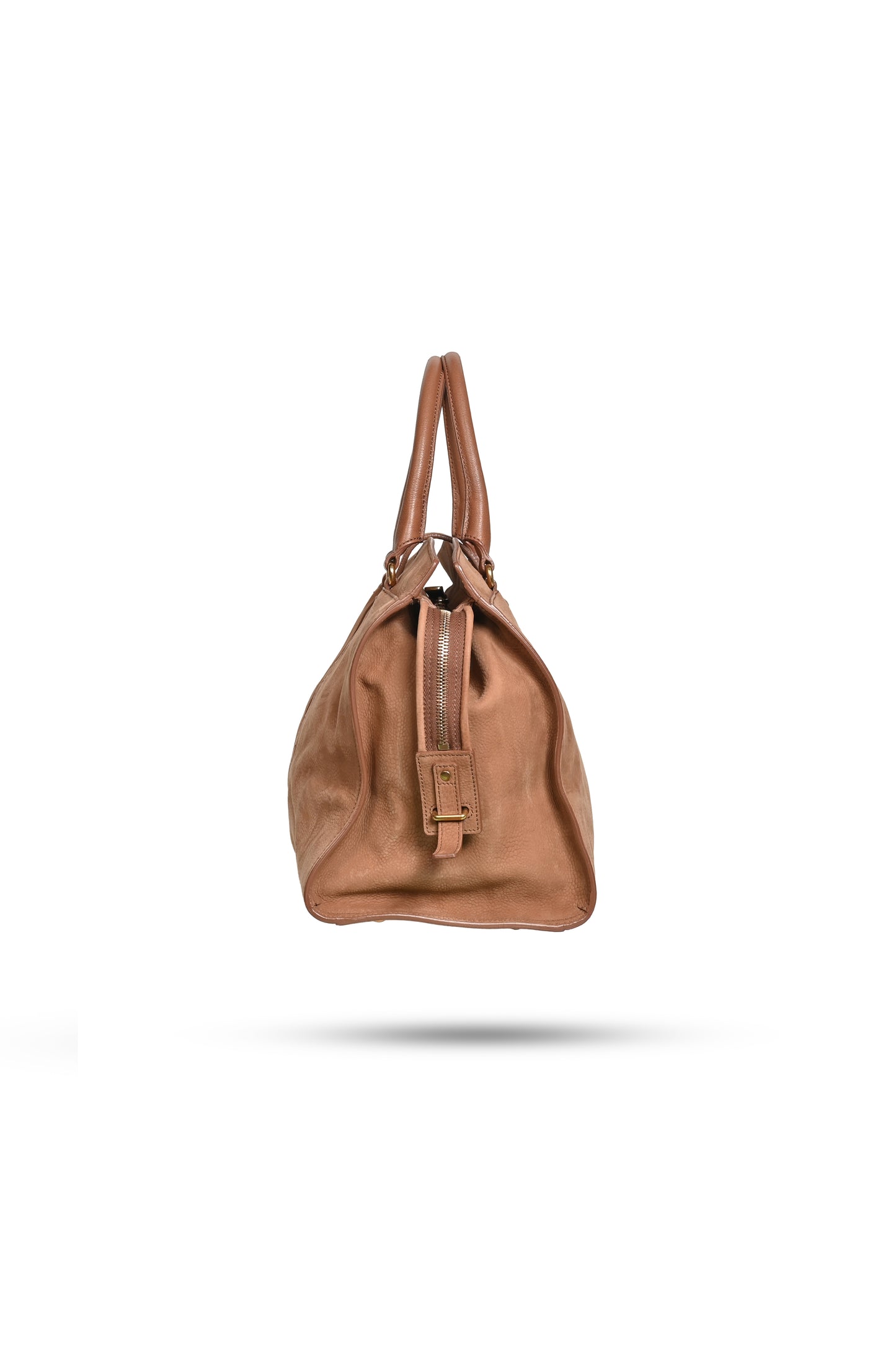 Yves Saint Laurent Beige Chyc Leather Handbag