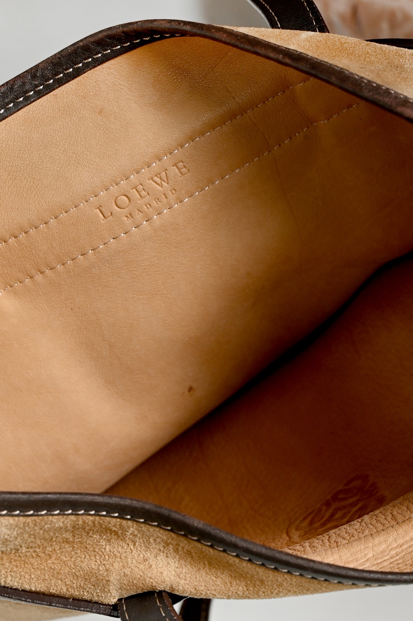 Loewe Bucket Bag Suede
