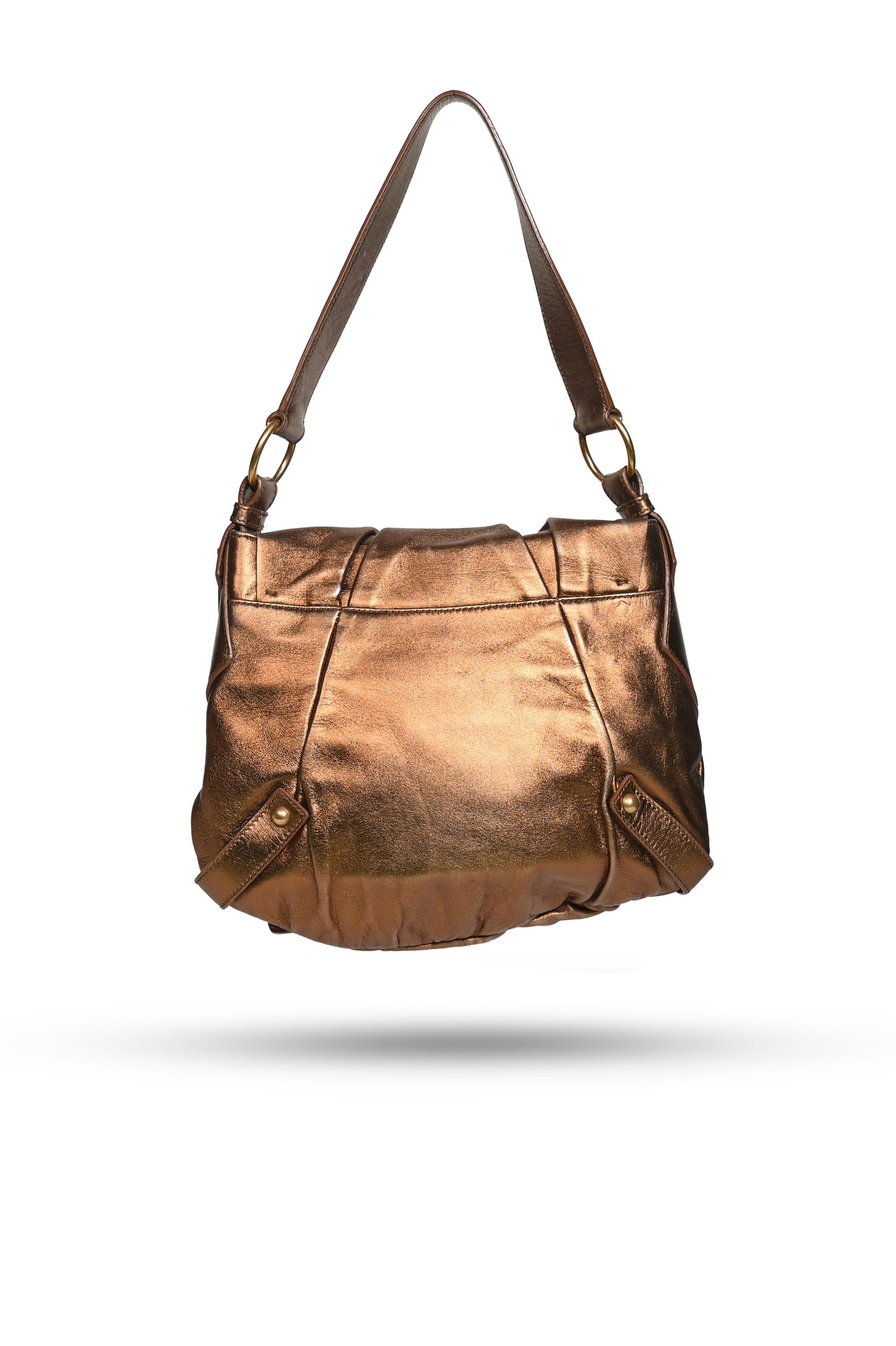 YSL Rive Gauche Metallic Bow Bag