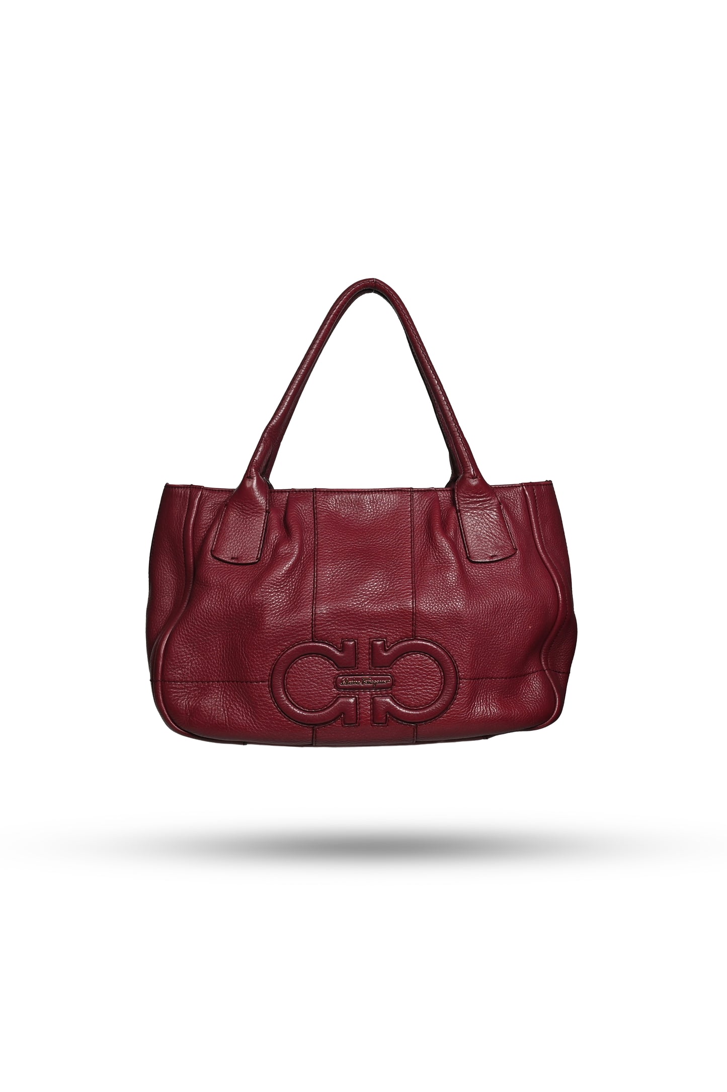 Salvatore Ferragamo Pebbled Shoulder Bag