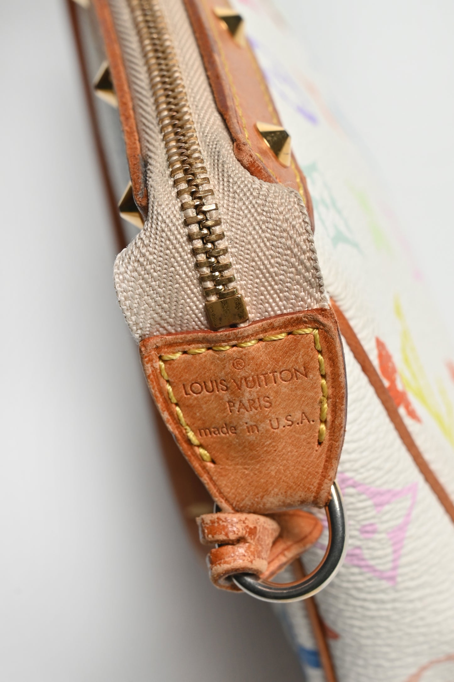 Louis Vuitton Murakami White Monogram Pochette