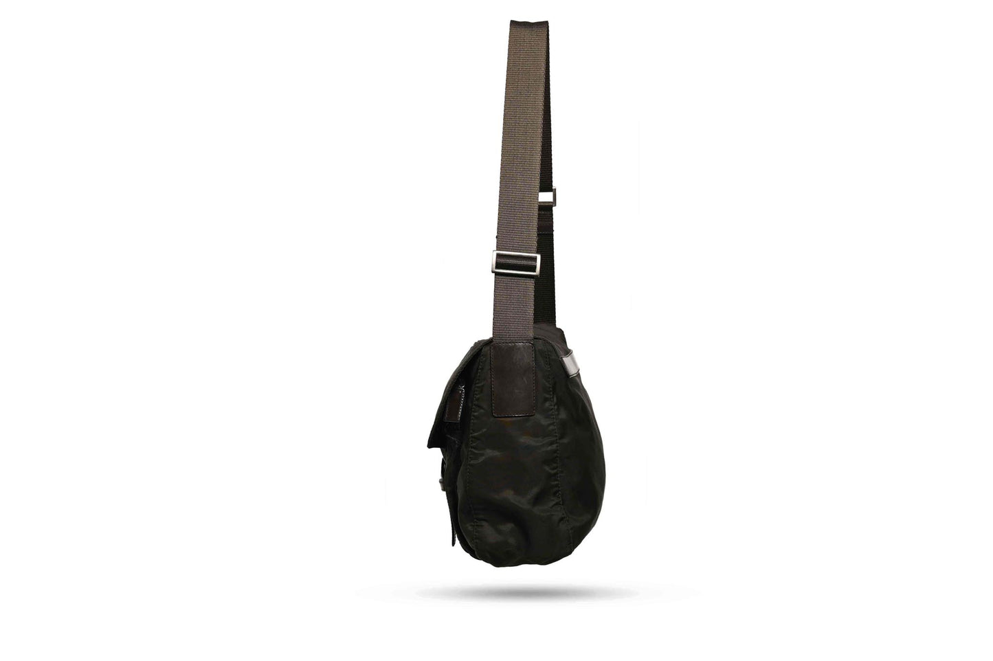 Prada Nylon Forest Green Side Bag