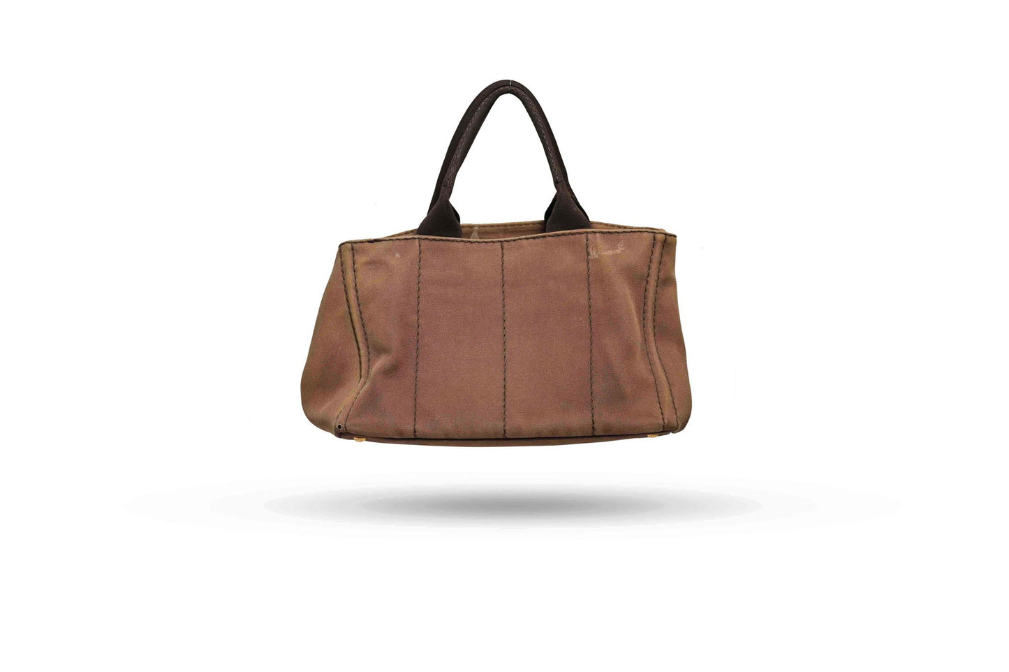Prada Brown Canapa with Crossbody Strap