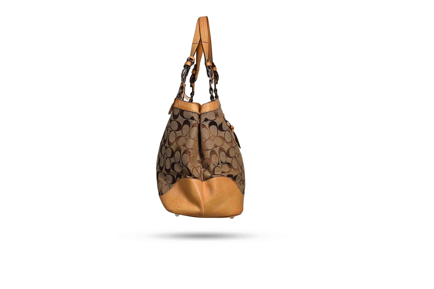 Coach Signature Canvas Tote with Tassles