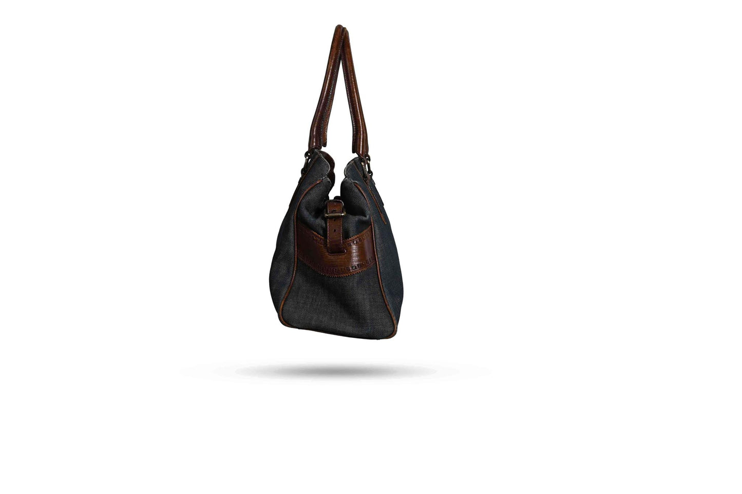 Fendi Etniko Denim Shoulder Bag