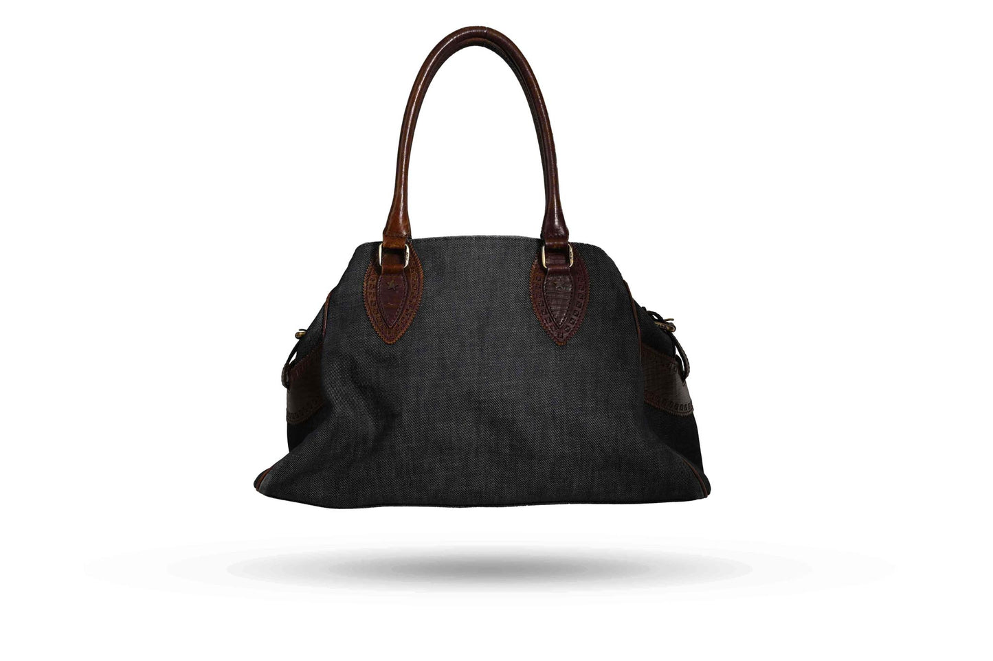Fendi Etniko Denim Shoulder Bag