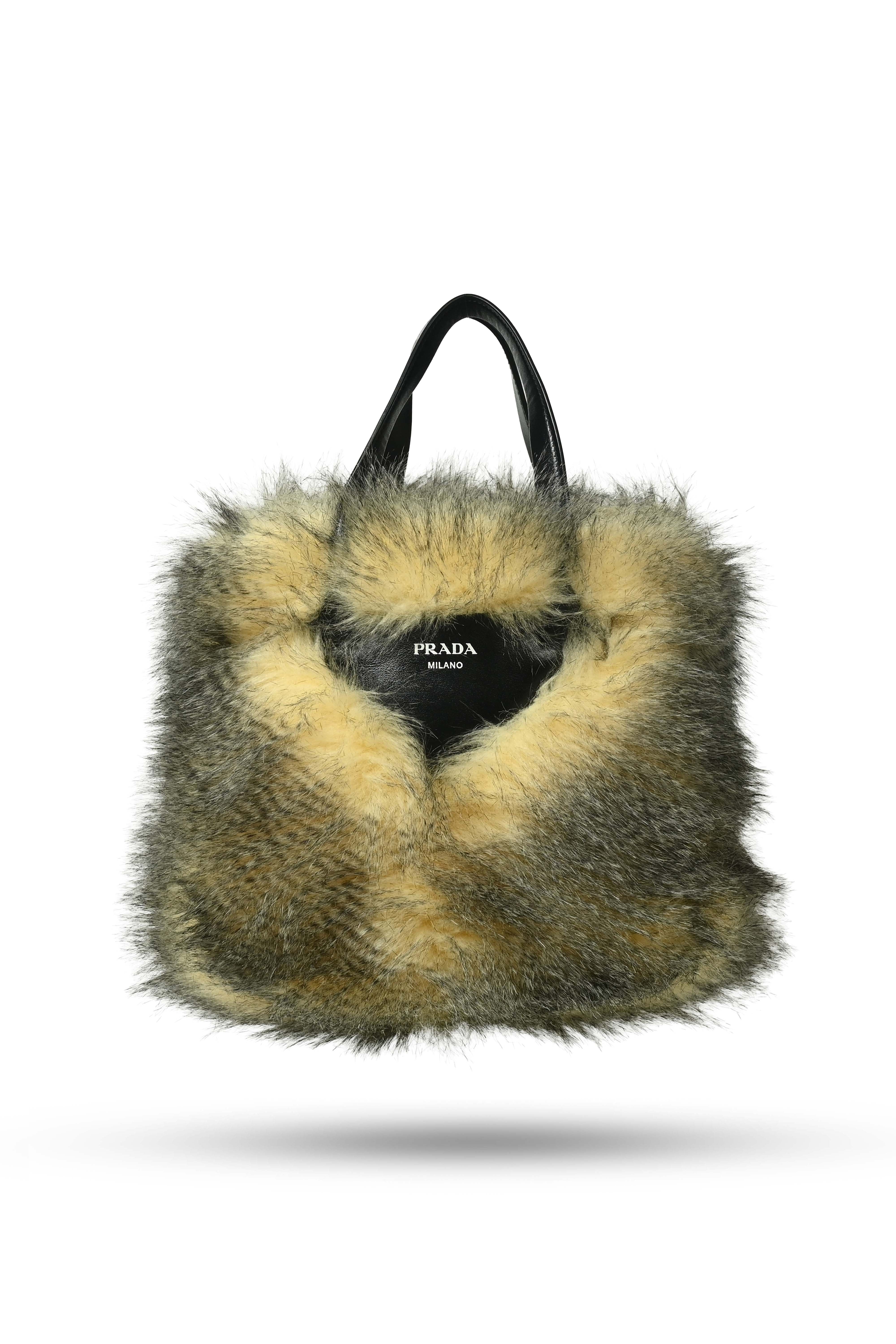 Prada Faux Fur Handbag – VIRTUAL ICON VINTAGE