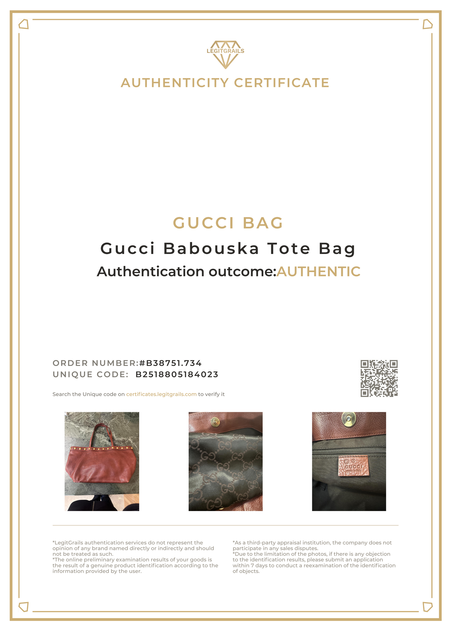 Gucci Babouska Tote Bag