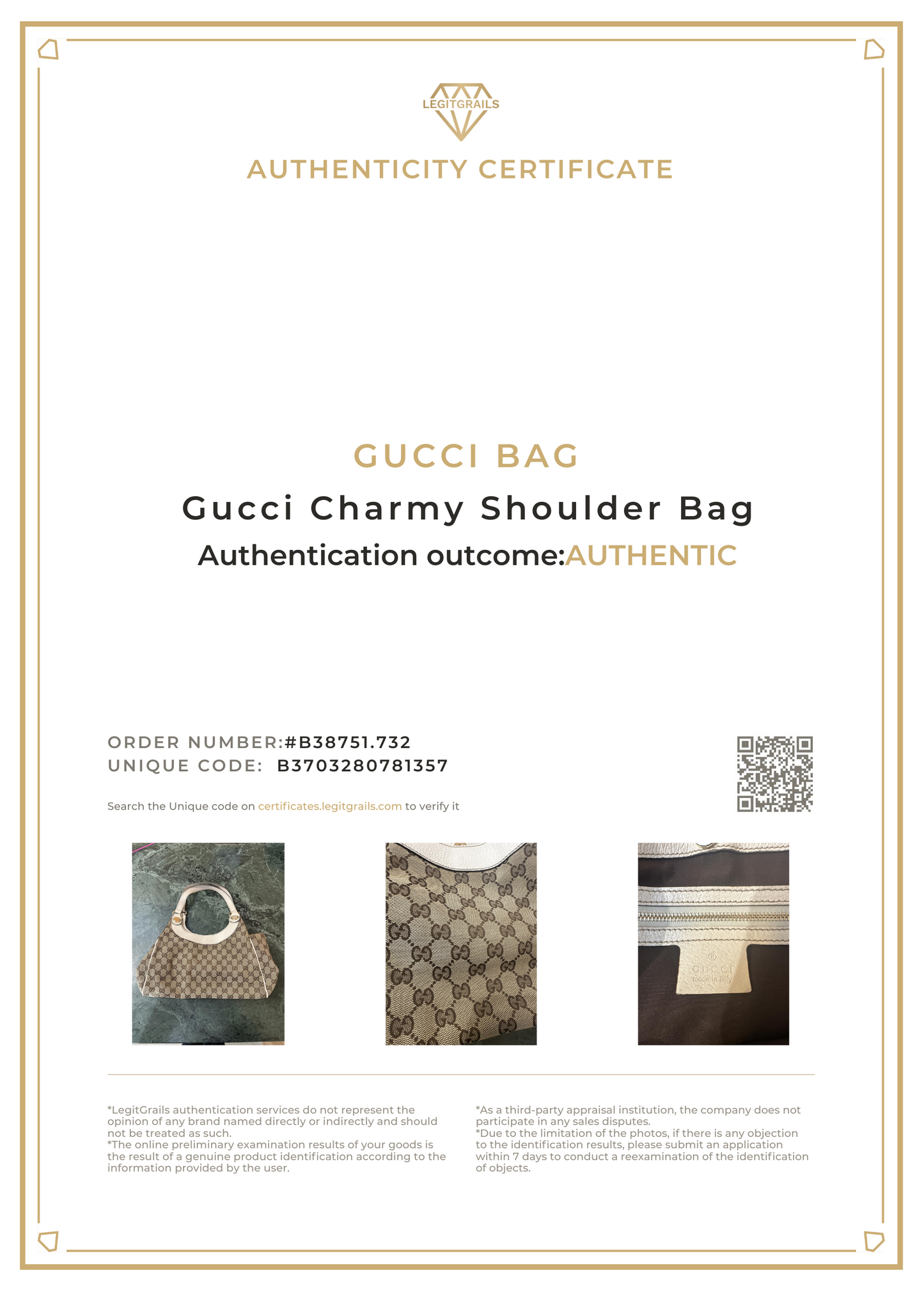 Gucci Charmy Shoulder Bag