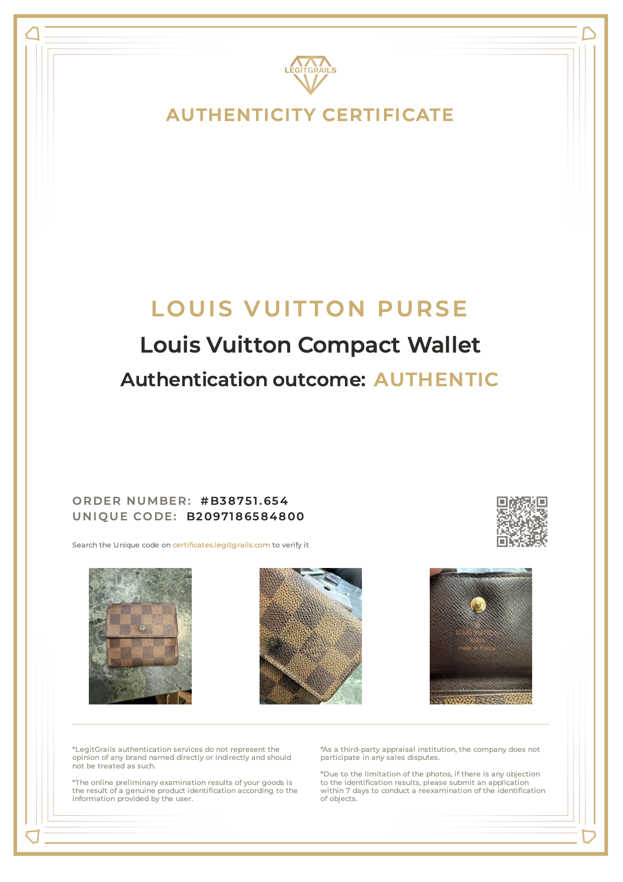 Louis Vuitton Compact Wallet