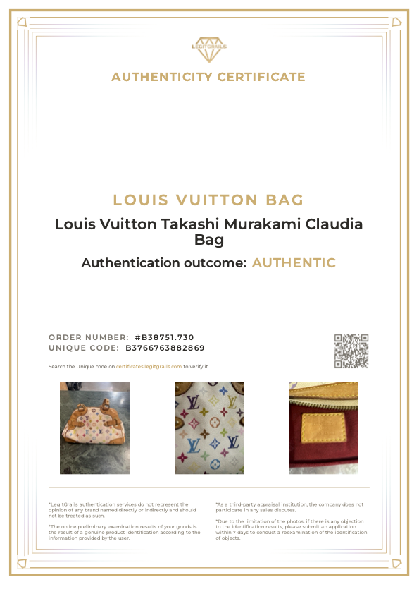 Louis Vuitton Takashi Murakami Claudia Bag