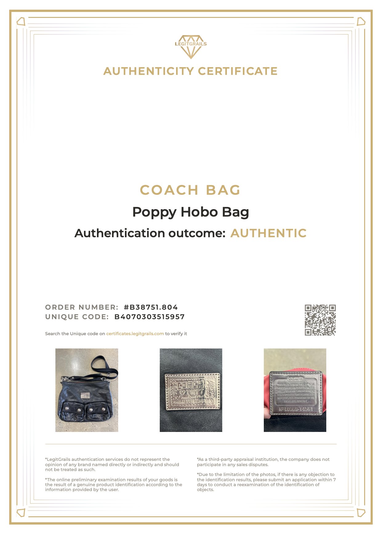 Coach Poppy Hobo Bag