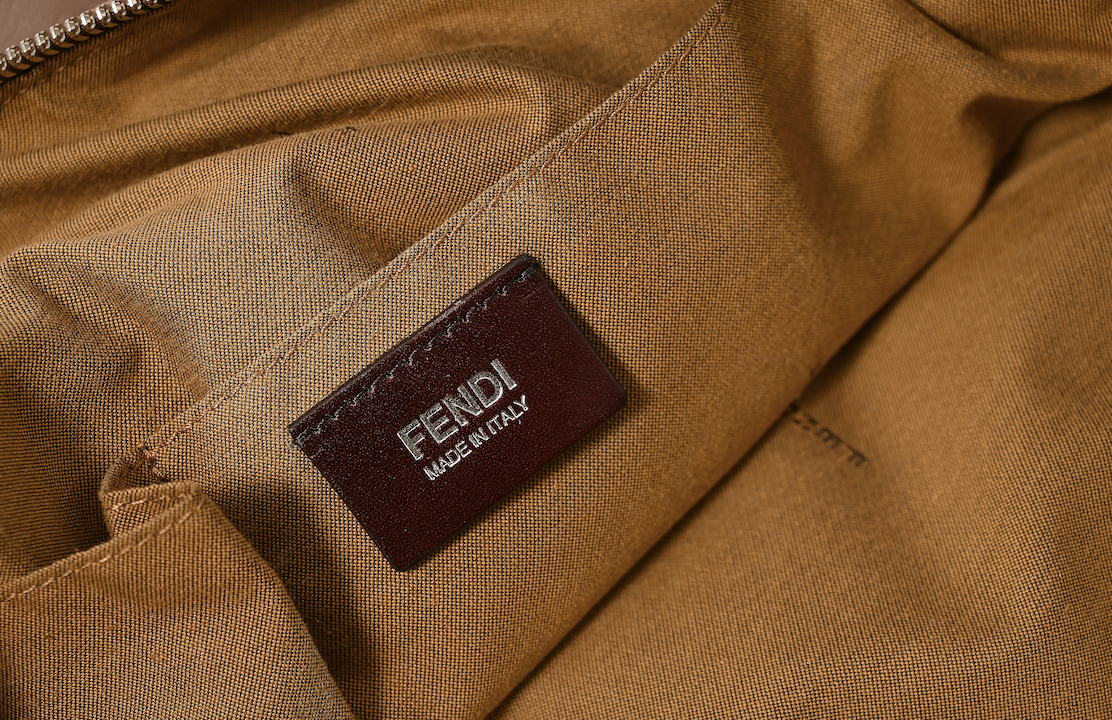 Fendi Brown Leather Shoulder Bag