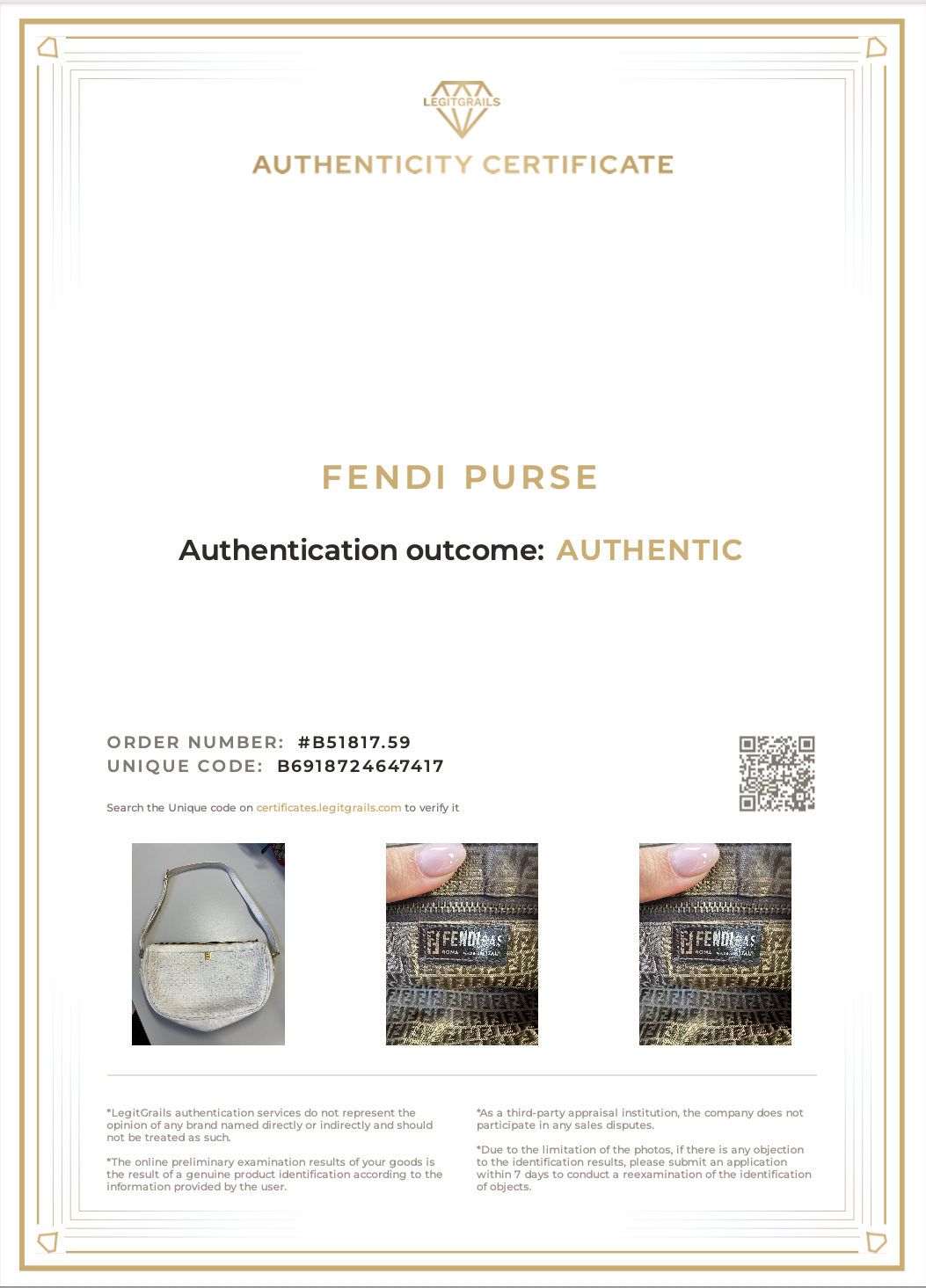 Fendi White Woven Leather Bag