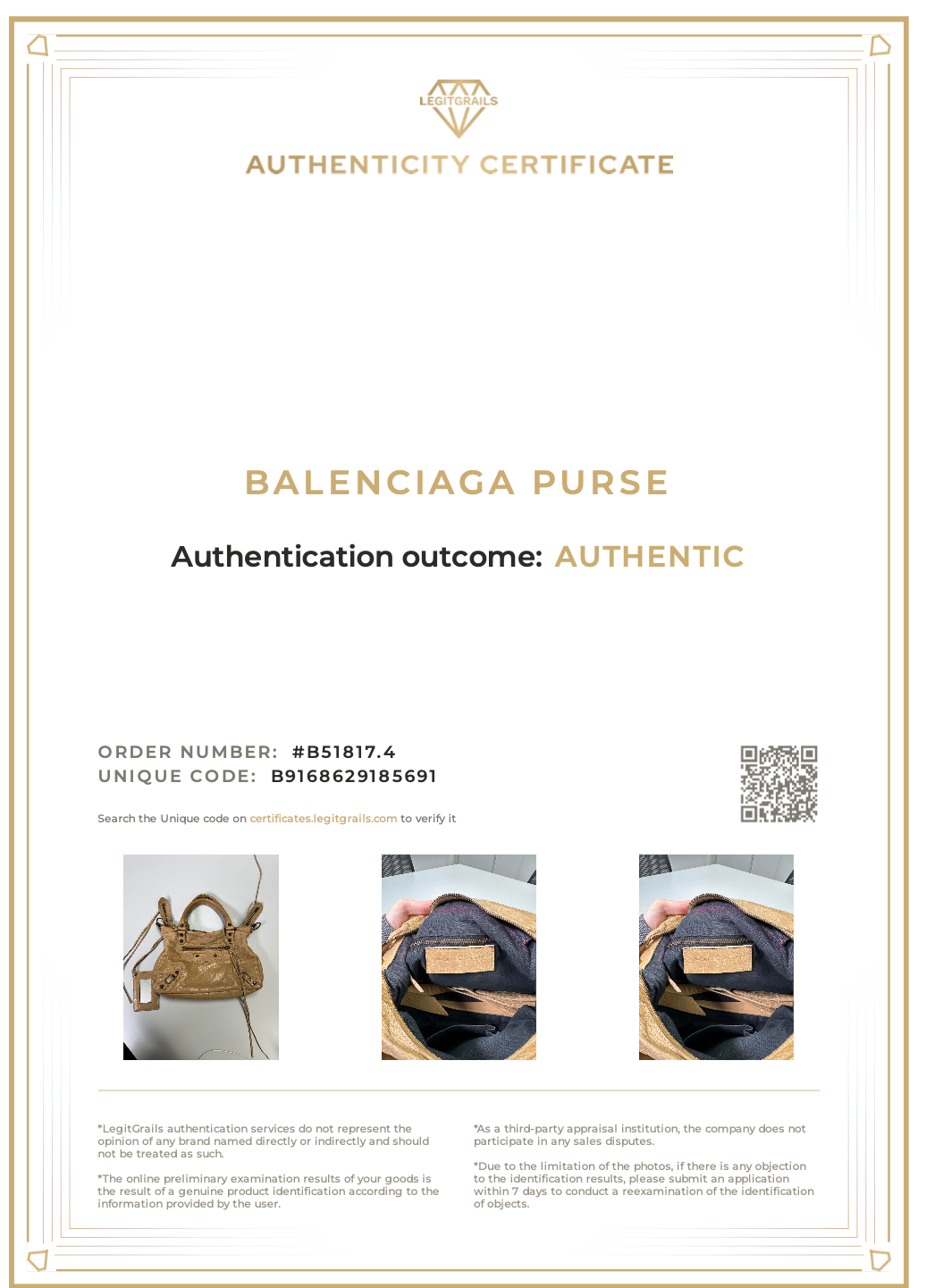 Balenciaga Beige Motorcycle City Bag