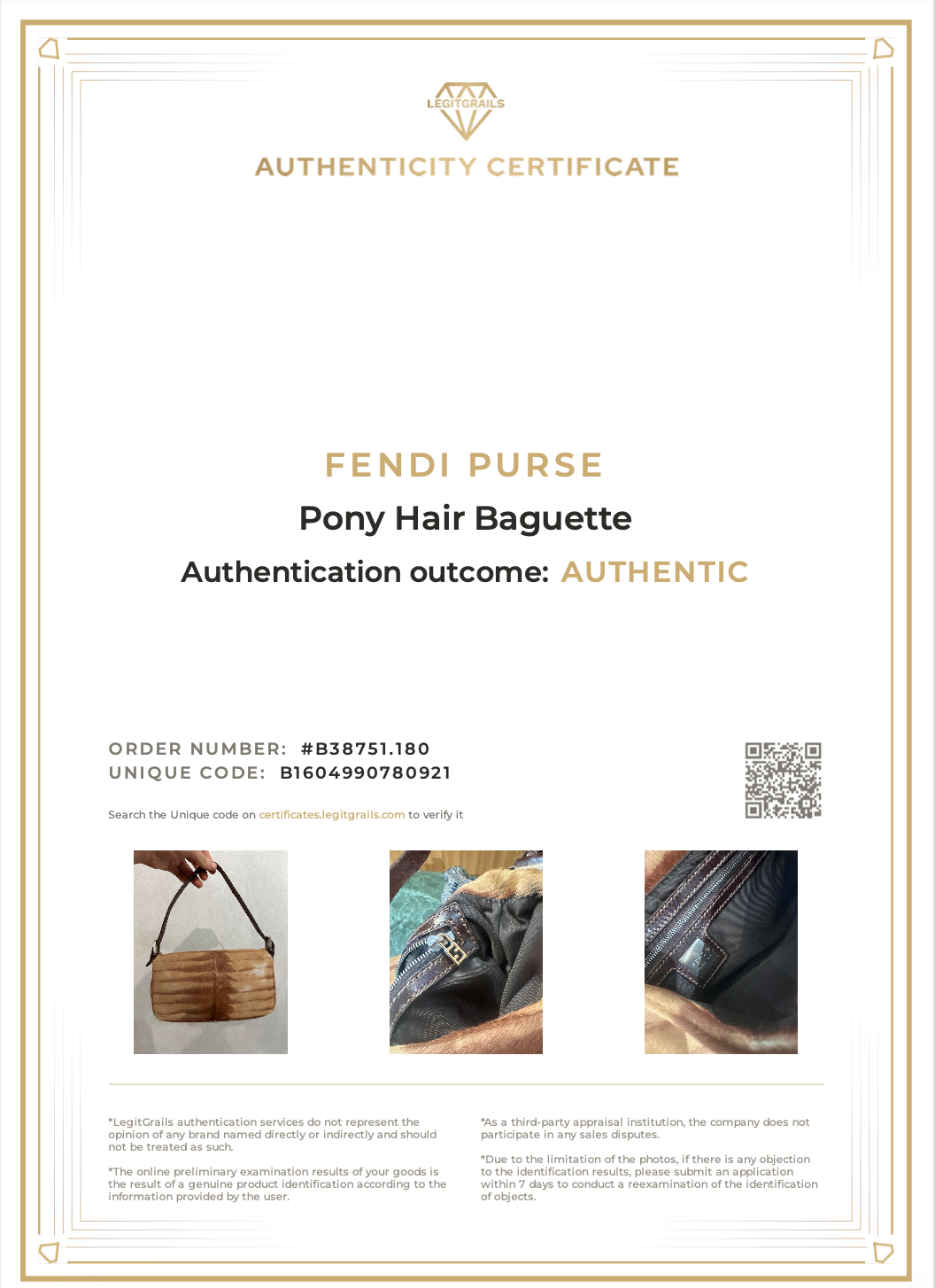 Fendi Pony Hair Baguette