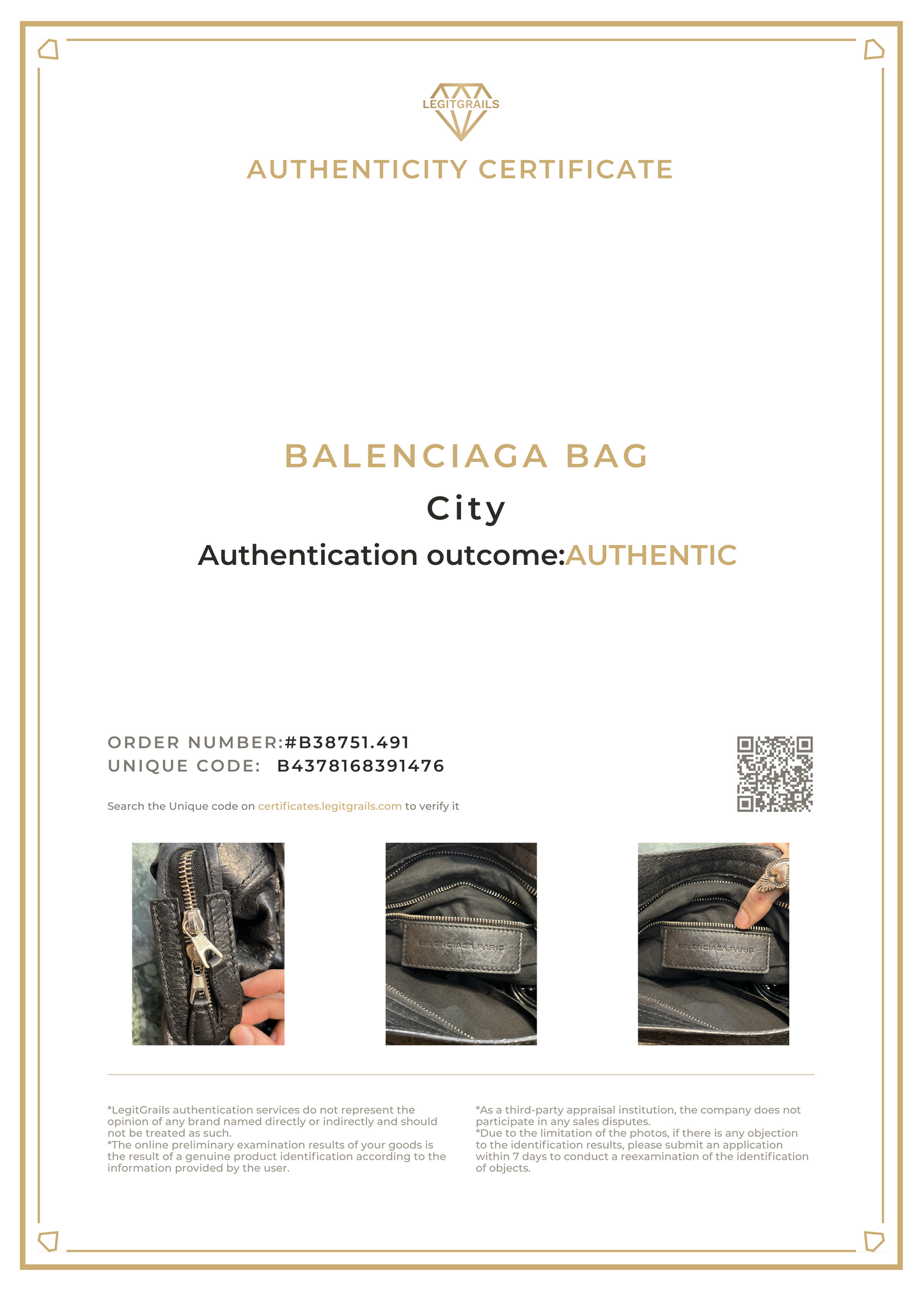 Balenciaga Black City Leather Handbag Silver Hardware