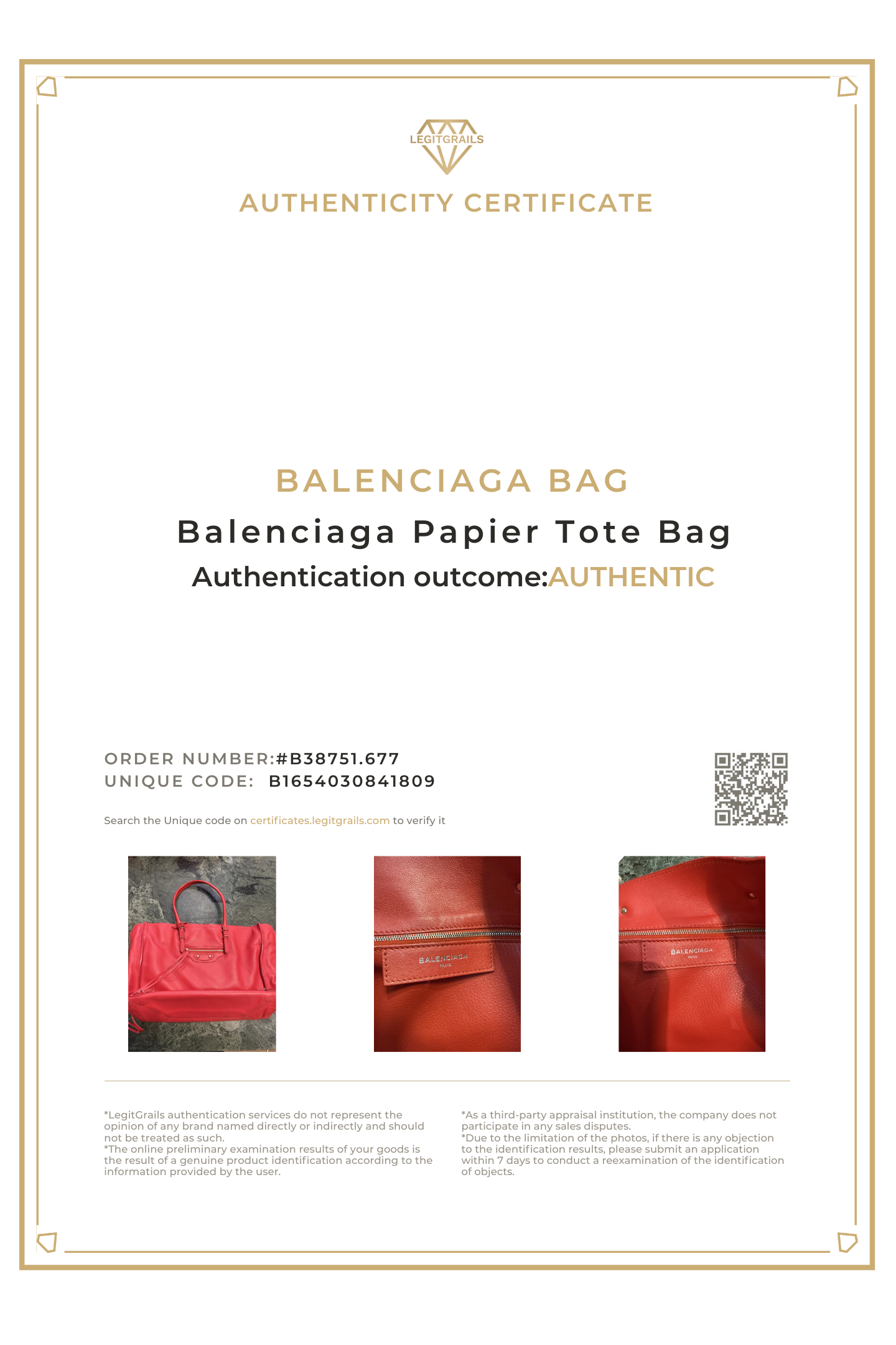 Balenciaga Papier Tote Bag