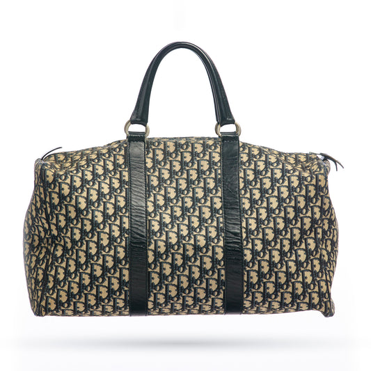 Christian Dior Blue Monogram Travel Bag