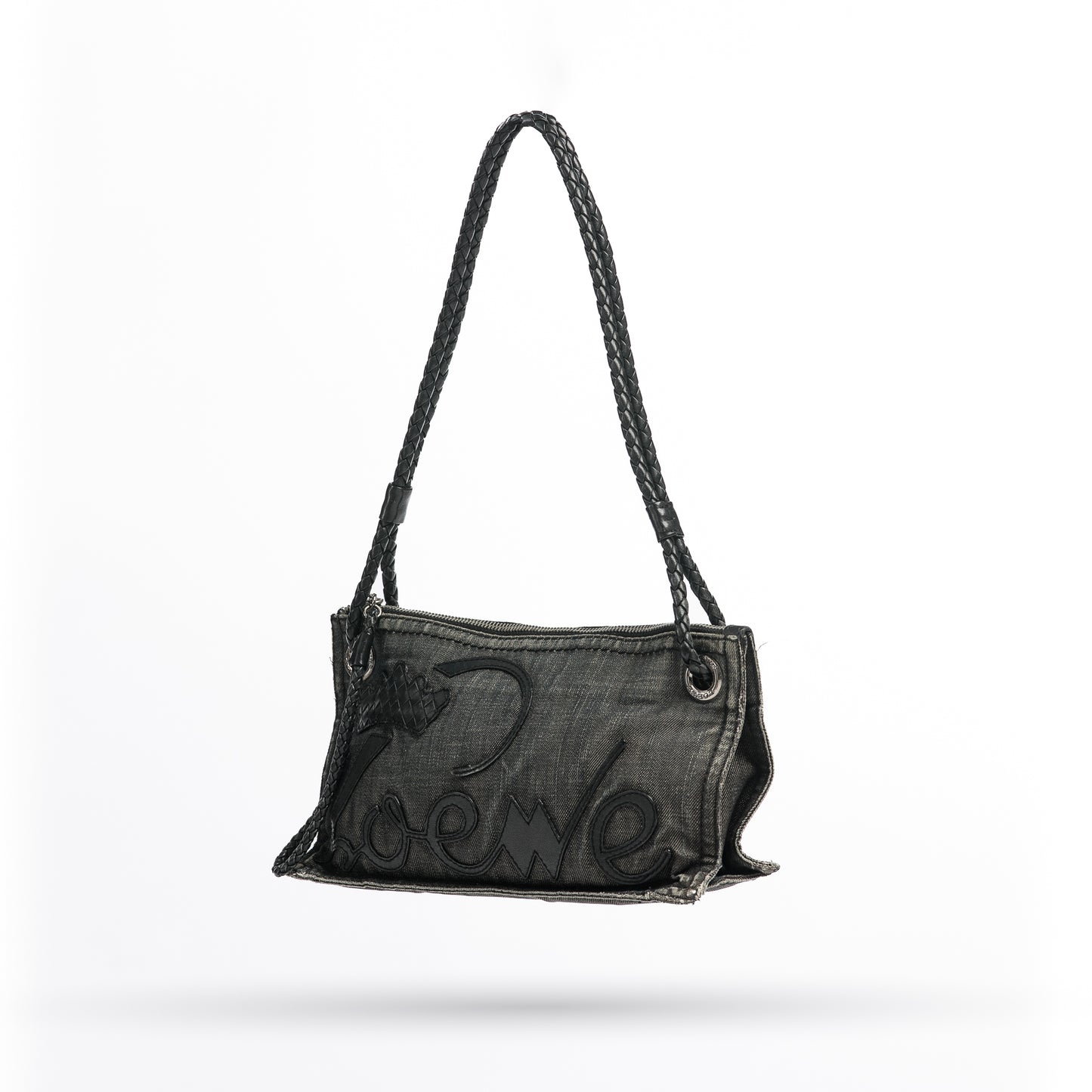 Loewe Crown Denim Wash Shoulder Bag