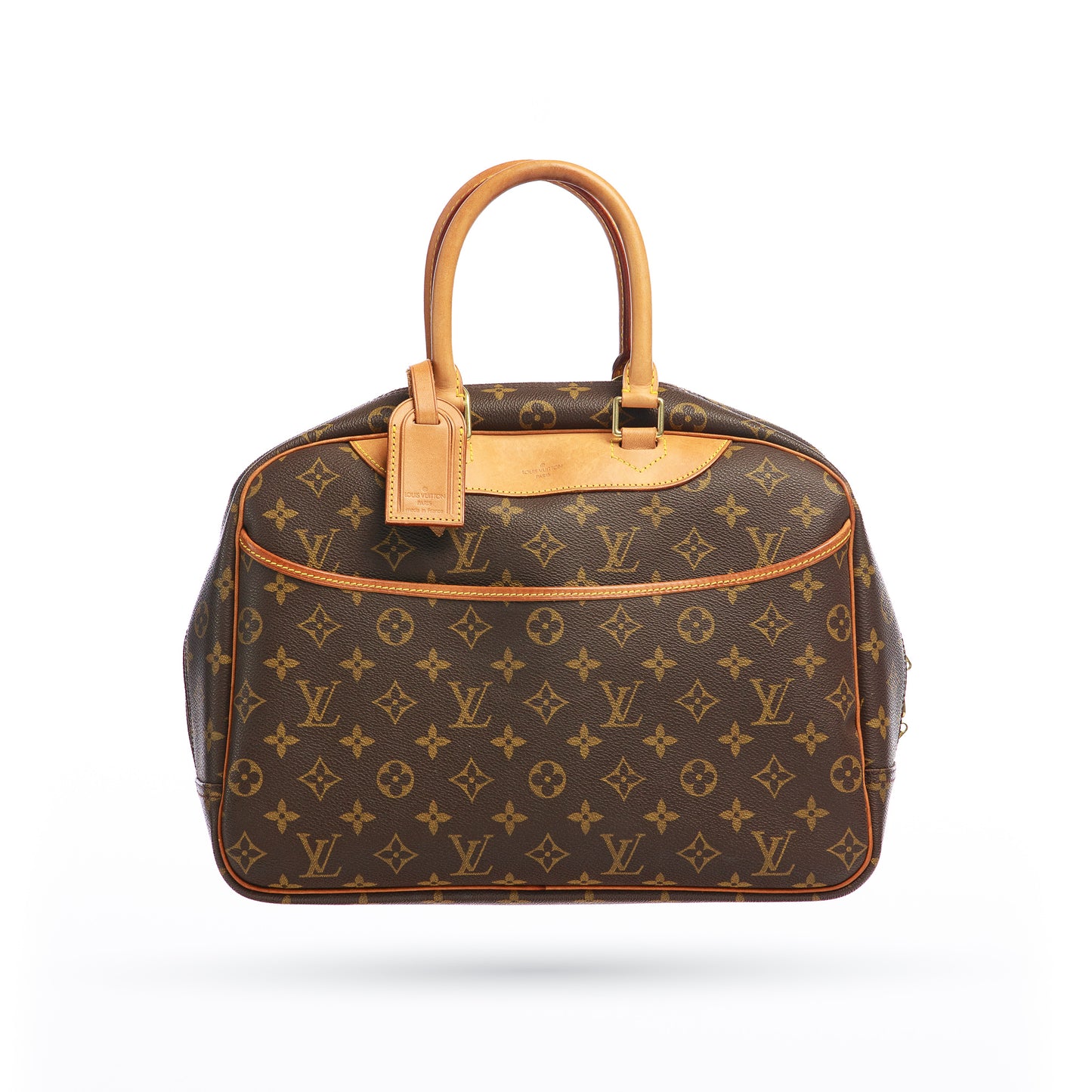 Louis Vuitton Deauville Leather Handbag