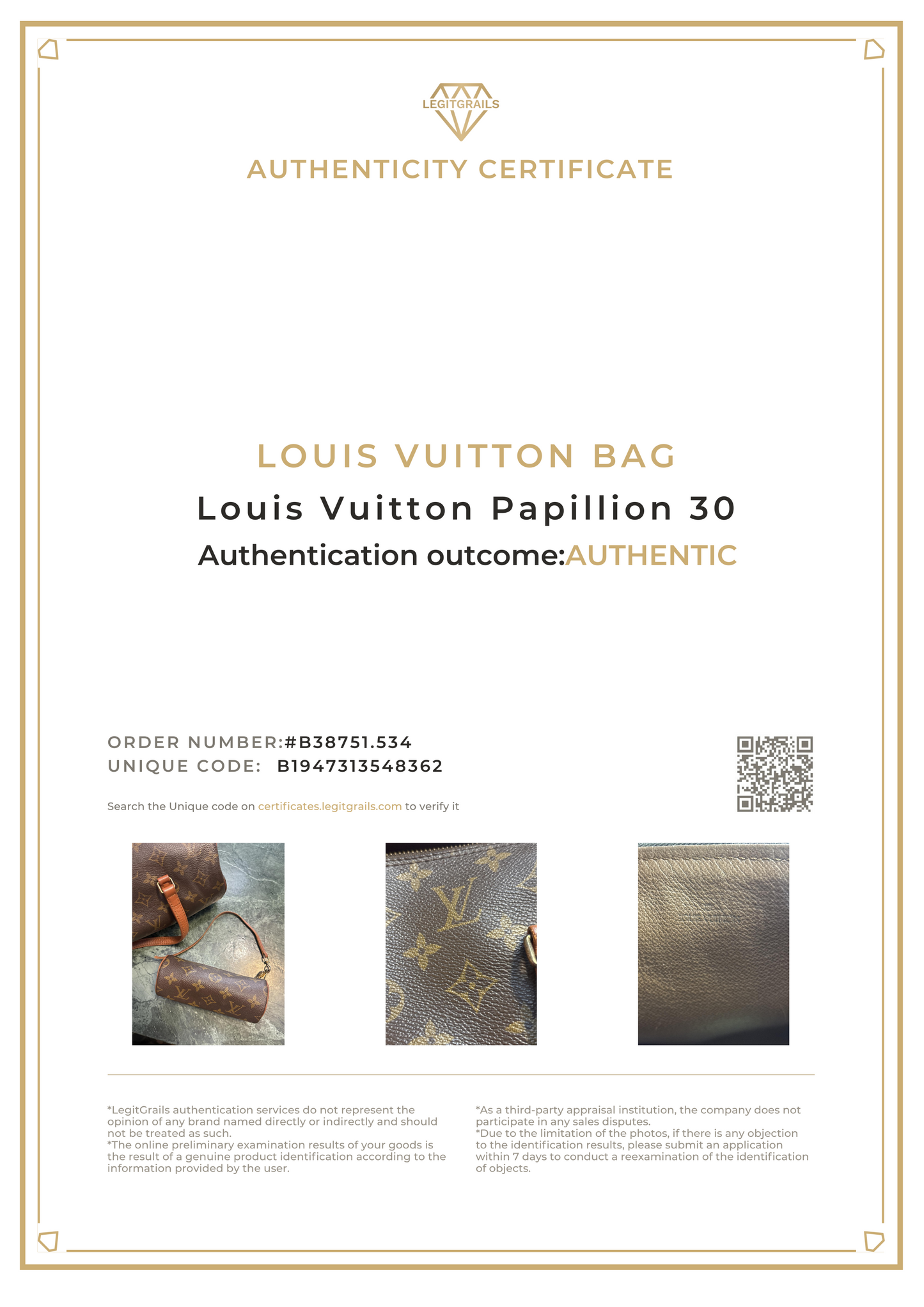 Louis Vuitton Papillion 30 02