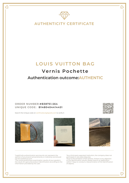 Louis Vuitton 2001 Monogram Vernis Pochette 01