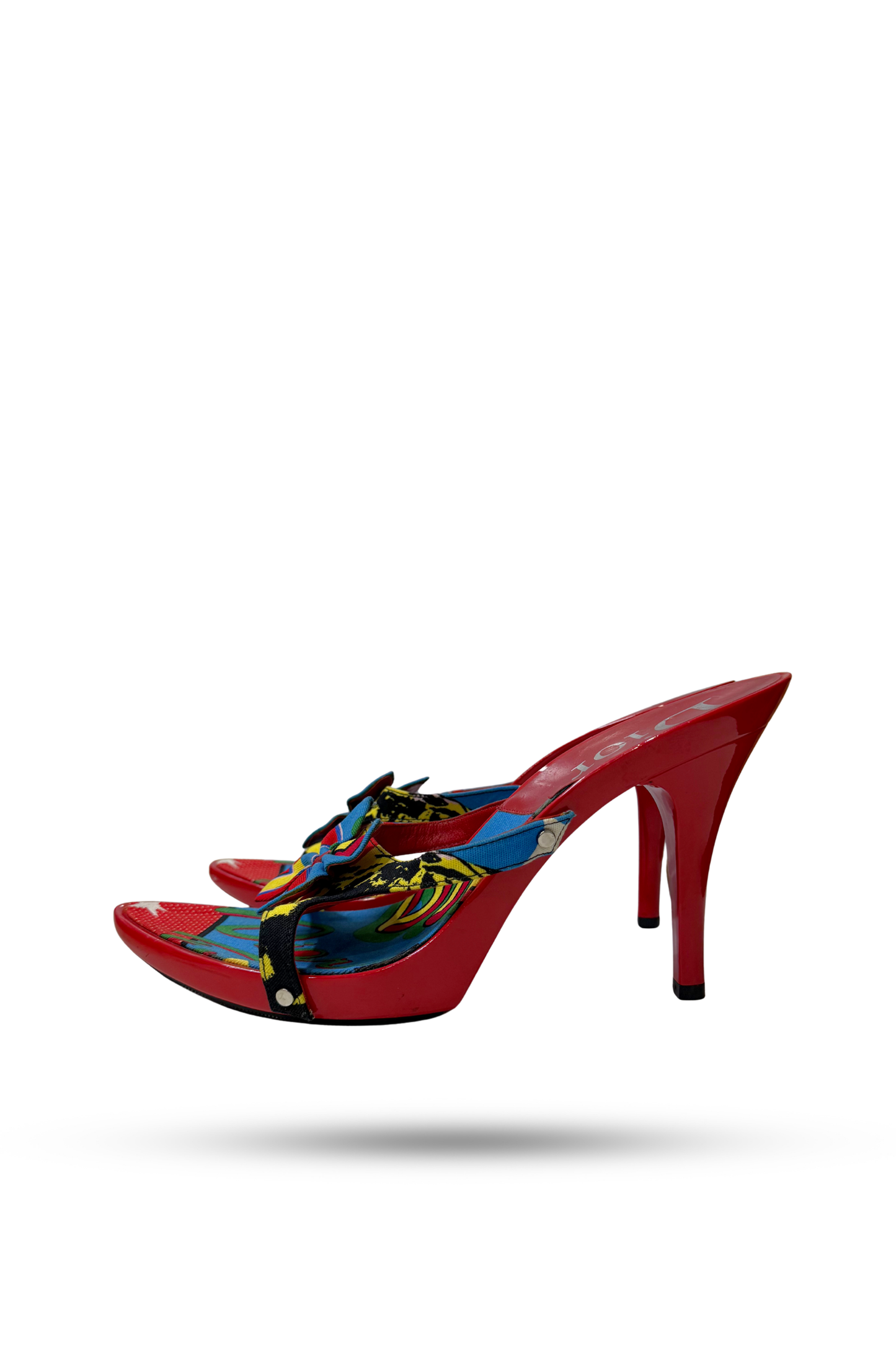 Christian Dior Rasta Print Heels