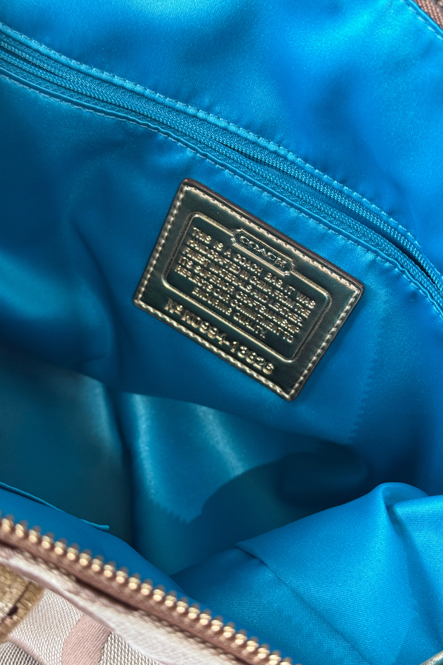 Coach Poppy Op Art Glam Tote