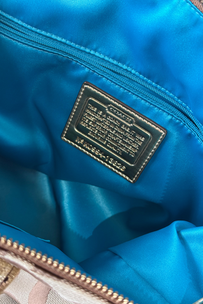 Coach Poppy Op Art Glam Tote