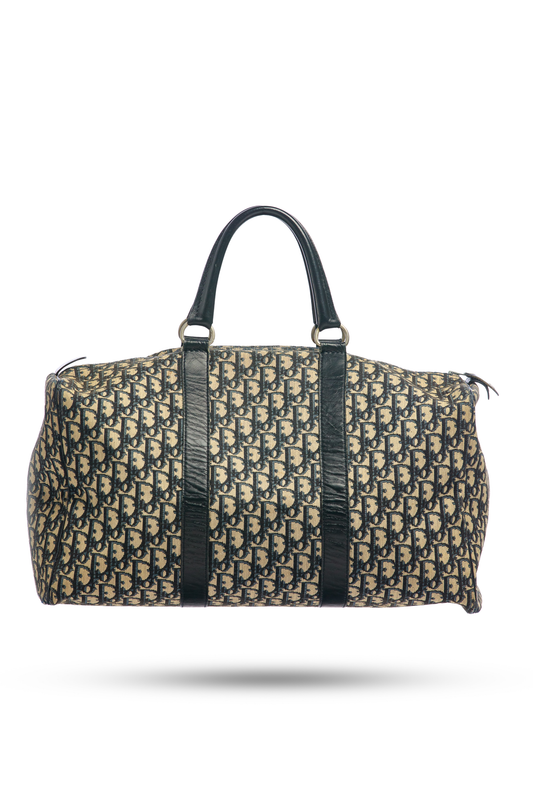 Christian Dior Blue Monogram Travel Bag