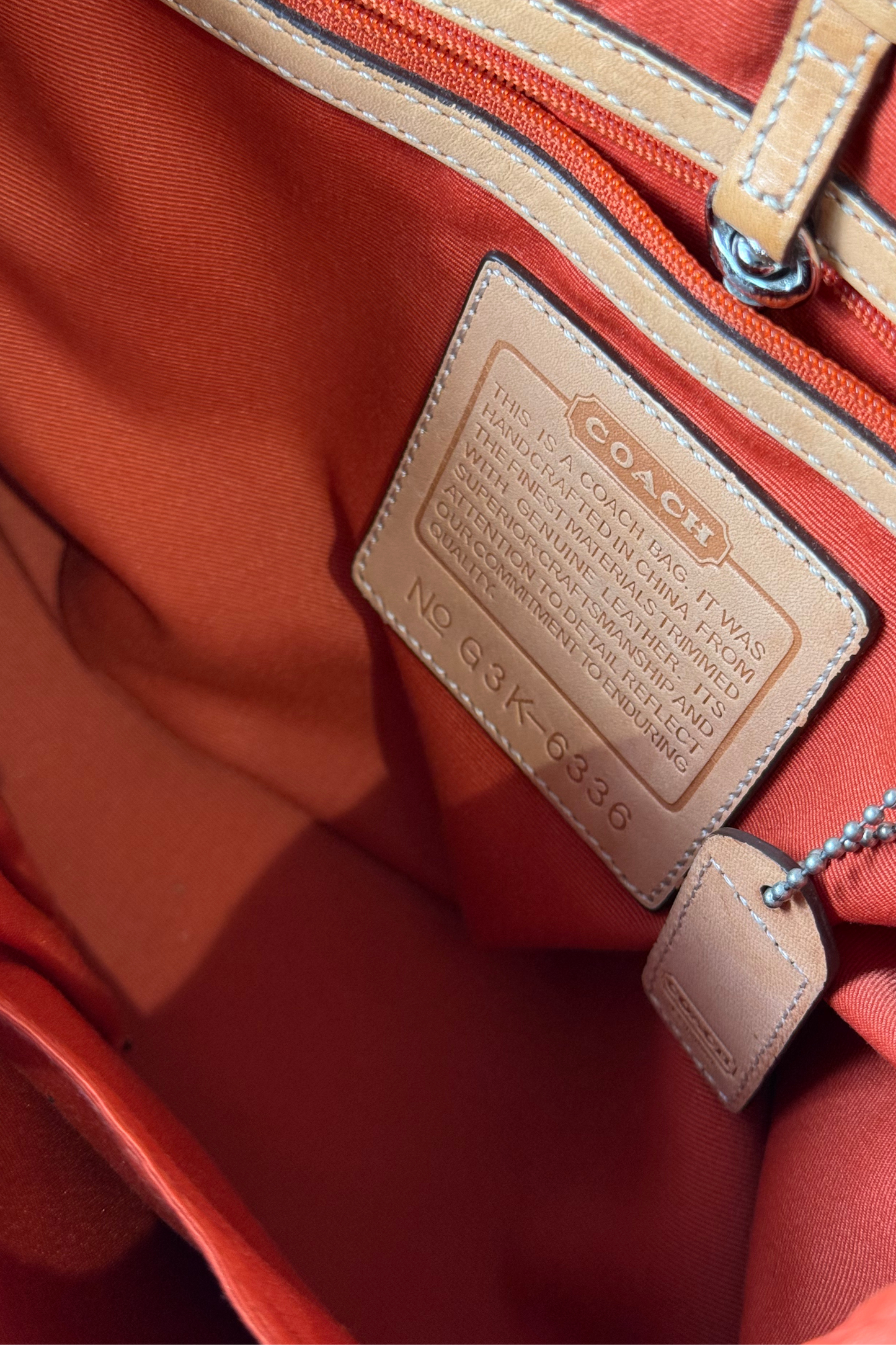 Coach Signature Hampton Tote Bag