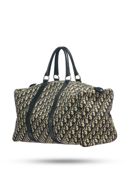 Christian Dior Blue Monogram Travel Bag