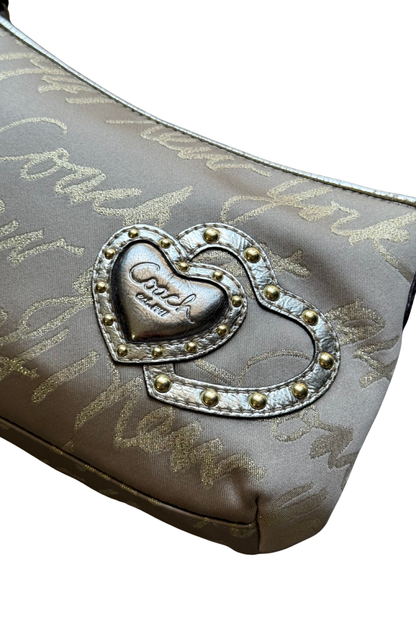 Coach Mini Poppy Groovy Signature 2Way Bag