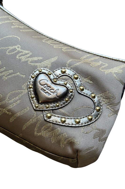 Coach Mini Poppy Groovy Signature 2Way Bag