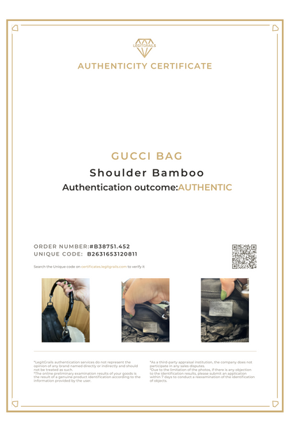 Gucci GG Shoulder Bamboo Strap