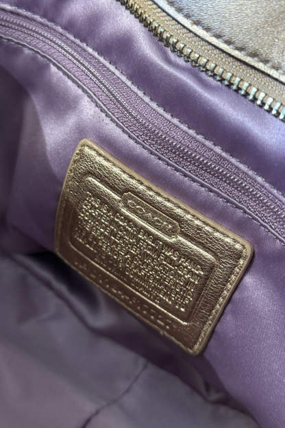 Coach Mini Poppy Groovy Signature 2Way Bag