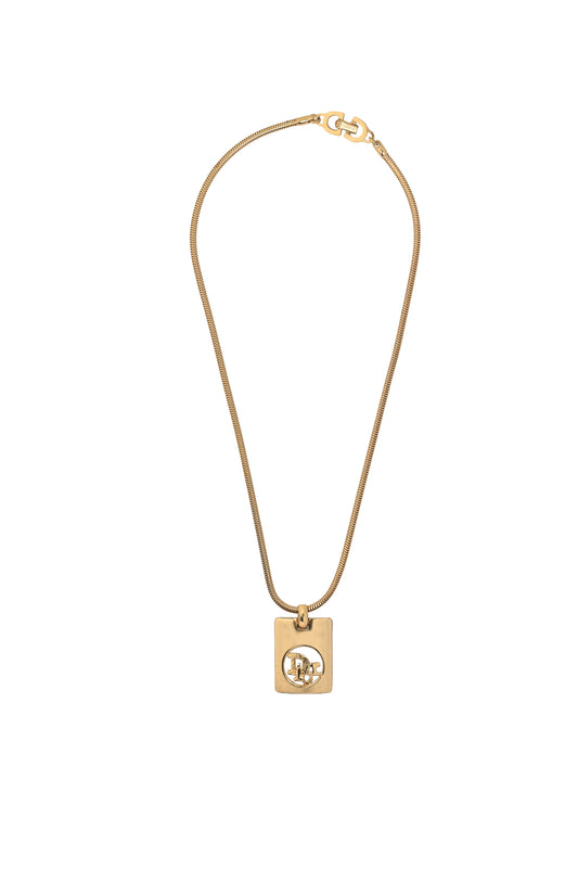 Dior Snake Chain Pendant Necklace