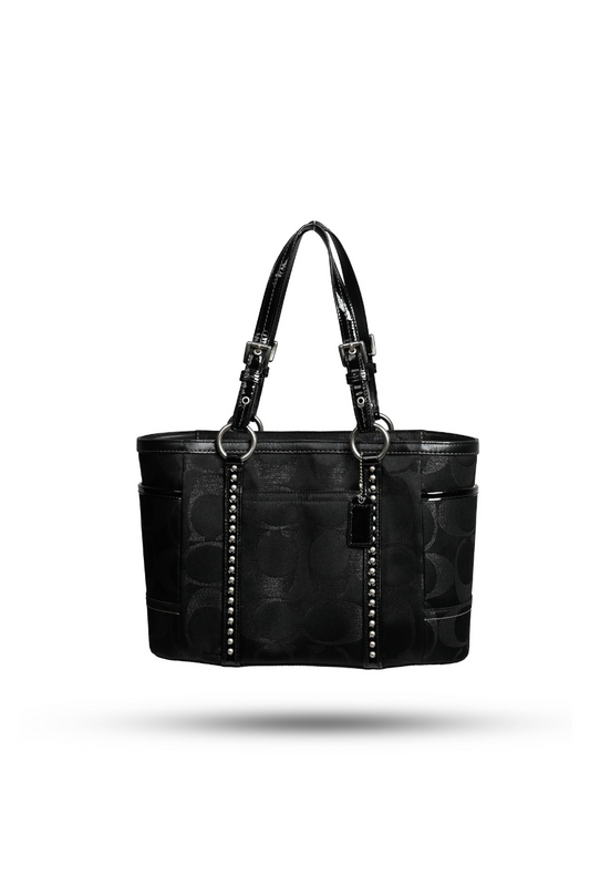 Coach Signature Studded Tote