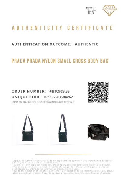 Prada Nylon Small Cross Body Bag