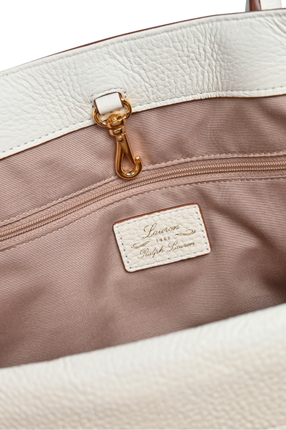 Lauren Ralph Lauren Leather Satchel