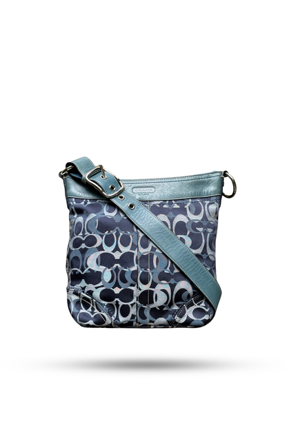 Coach Signature Denim Crossbody Bag
