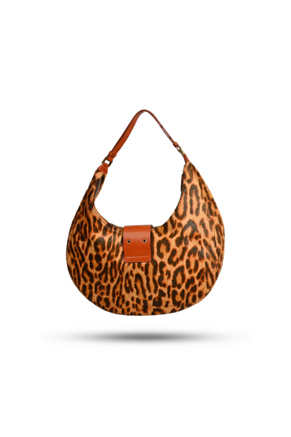 Dior Pony Hair Leopard Print Street Chic Hobo