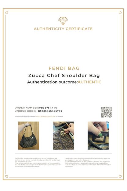 Fendi Zucca Chef Shoulder Bag