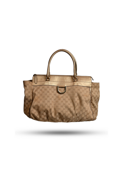 Gucci Abbey D Ring Cloth Tote