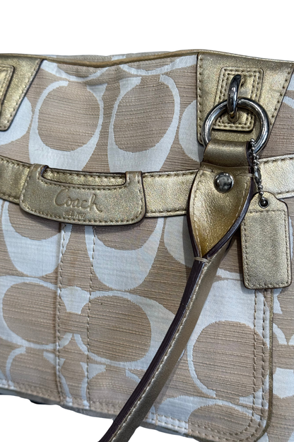 Coach Penelope Signature Logo Tote