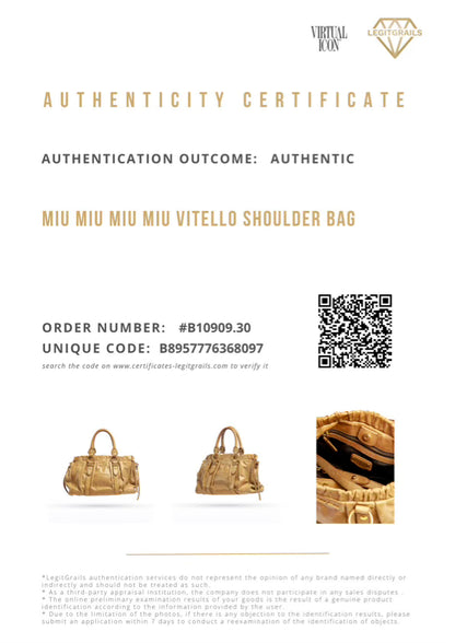 Miu Miu Vitello Shoulder bag