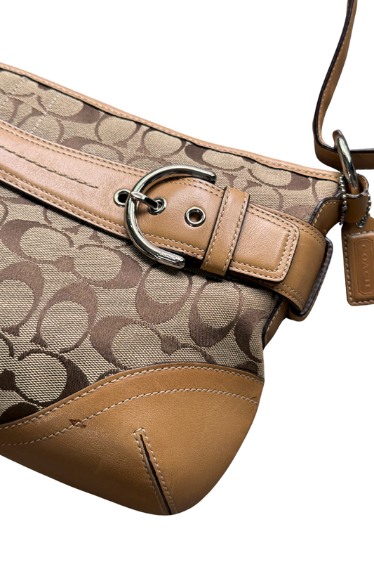 Coach Signature Canvas Shoulder Bag