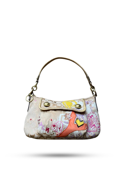 Coach Mini Poppy Groovy Graffiti Bag