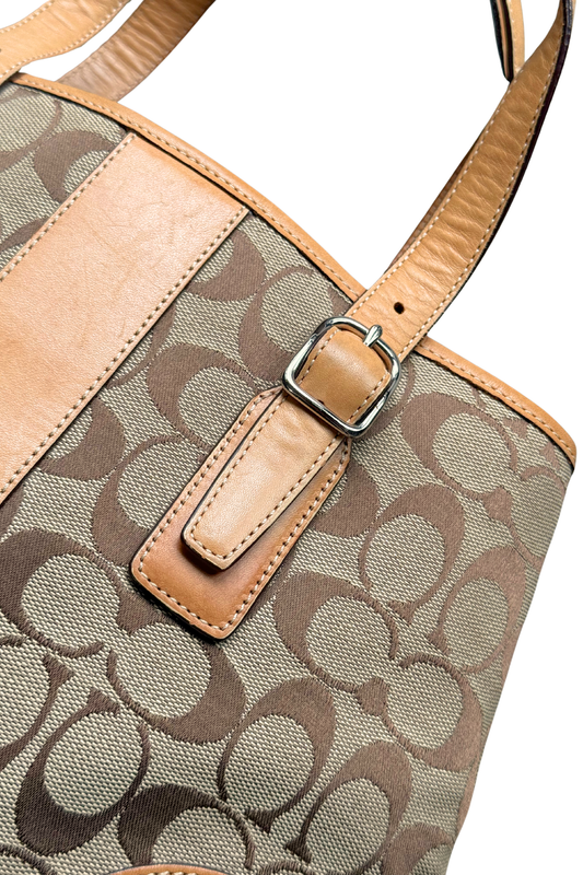 Coach Signature Hampton Tote Bag